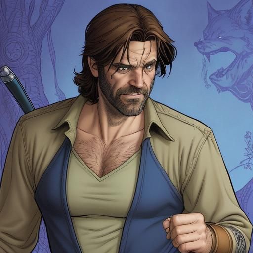Bigby Wolf Illustration from Fables Comic Series