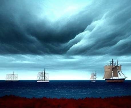 Contrasting Face: Forest and Sea in 8K Resolution