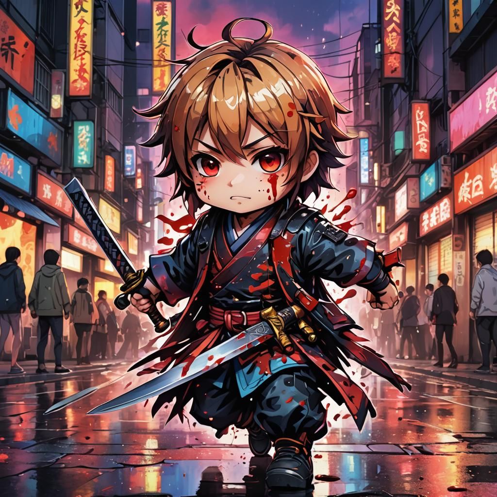 Chibi on a killing spree