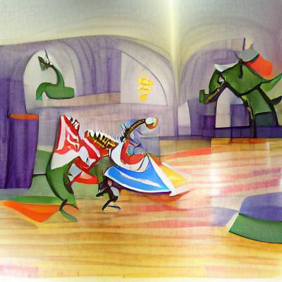 Knight vs Dragon in Dance Dance Revolution