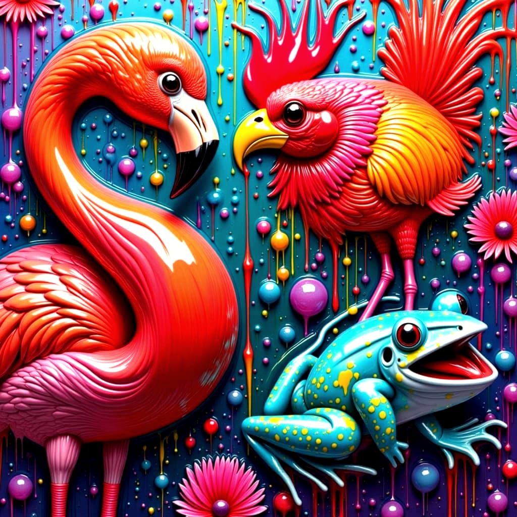 A Flamingo, A Rooster & A Toad Walk Into A Bar ...