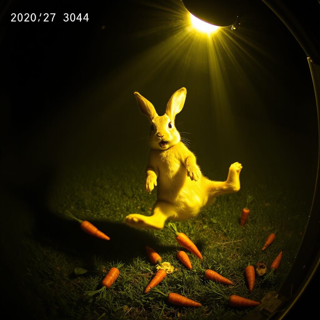 Easter Bunny Caught Off Guard in Harsh Spotlight