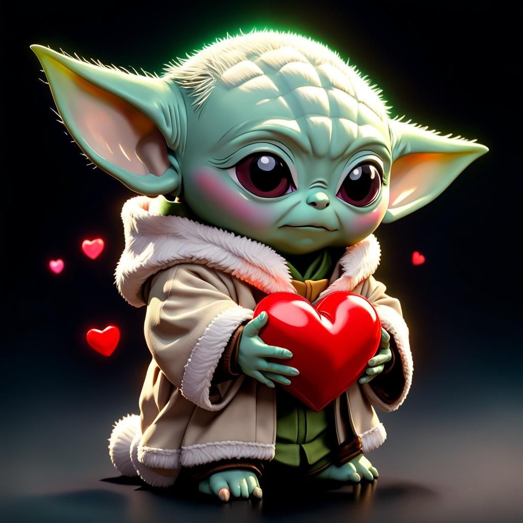 Lovely Baby Yoda