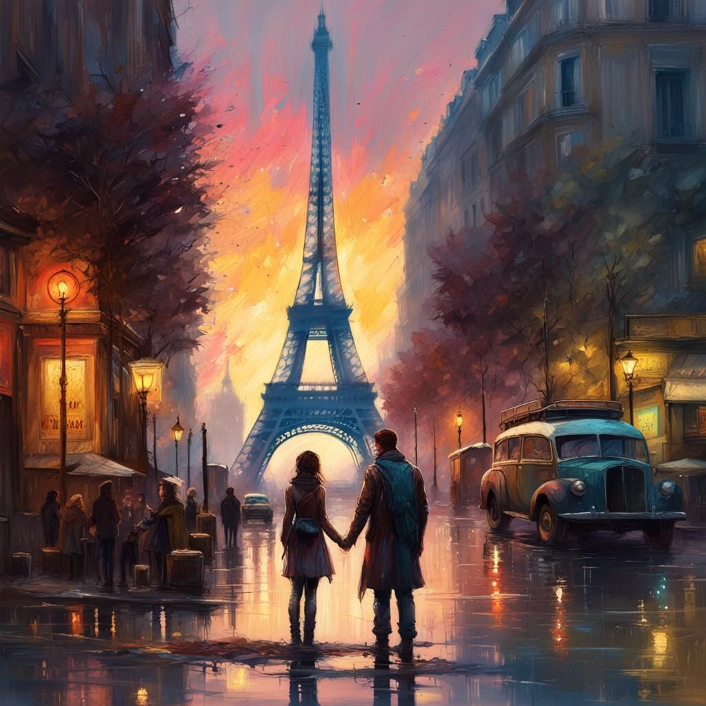 Eiffel Tower Proposal: Detailed Matte Painting