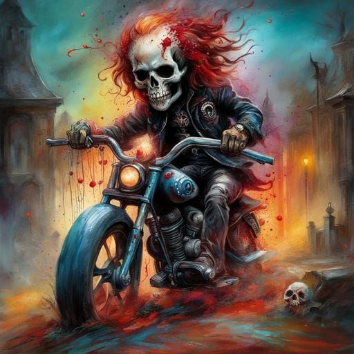 Ghost Rider Illustration