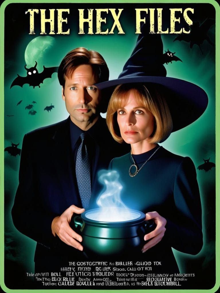 Hex Files Title in Movie Font