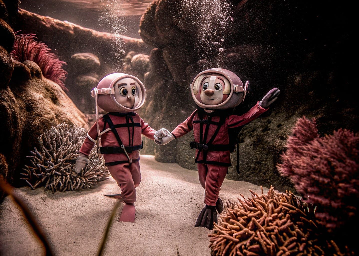 Tommy Danger & Ms Zing Liquified Fuzzy Swimdancing