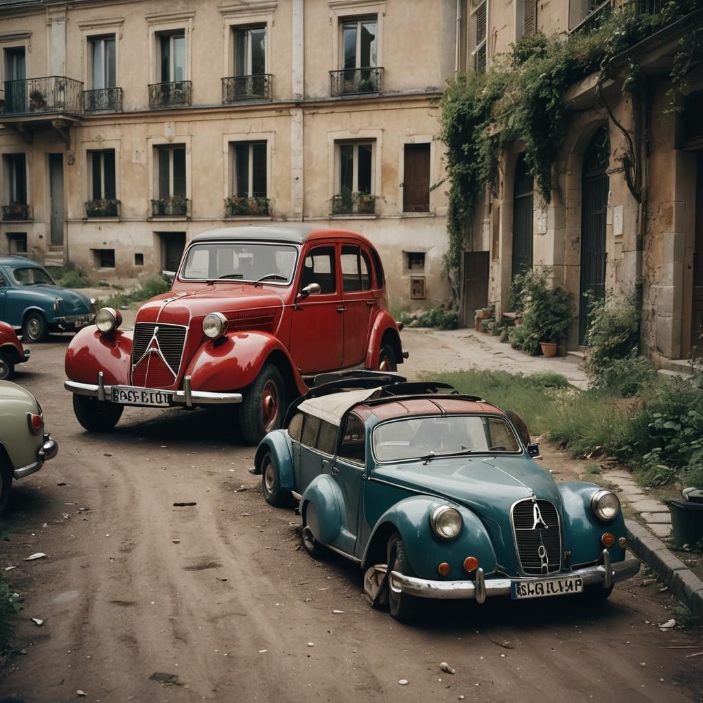 Hybrid Car Interior with Mercedes Grille, Cinematic