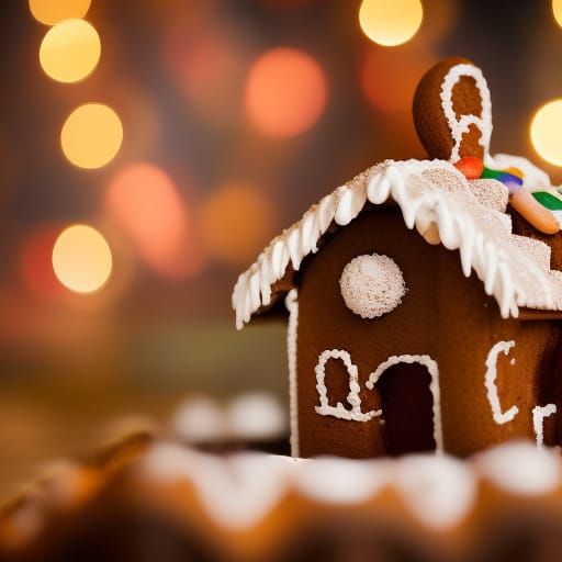 Festive Gingerbread House: Professional Photography