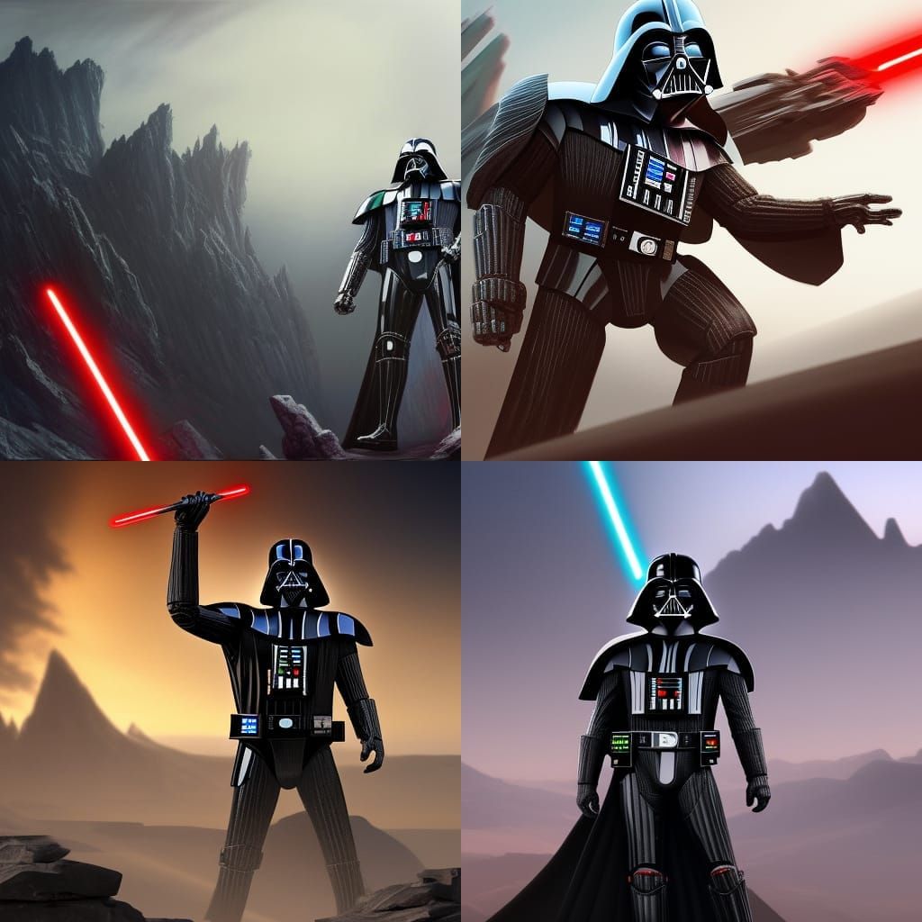 Darth Vader as a Decepticon: Detailed Concept Art