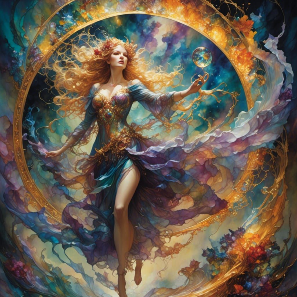 Elemental Sorceress in Fantasy Maelstrom