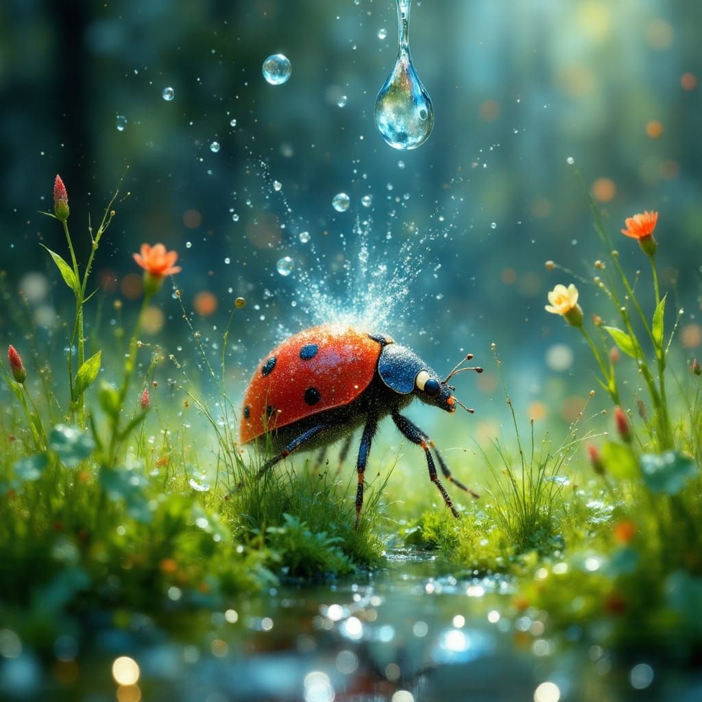 Gentle Weather ( the first raindrops in the morning )