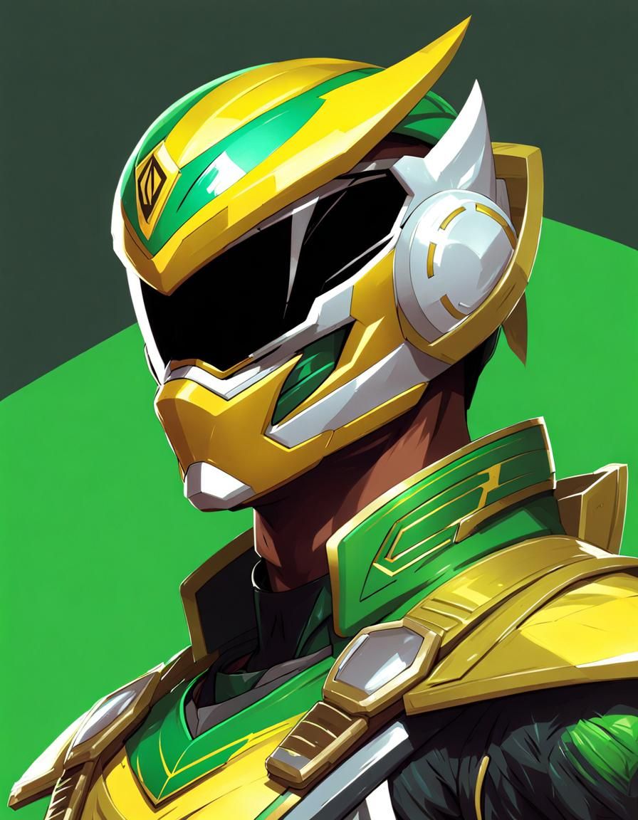 Lucio as a Power Ranger: Digital Concept Art