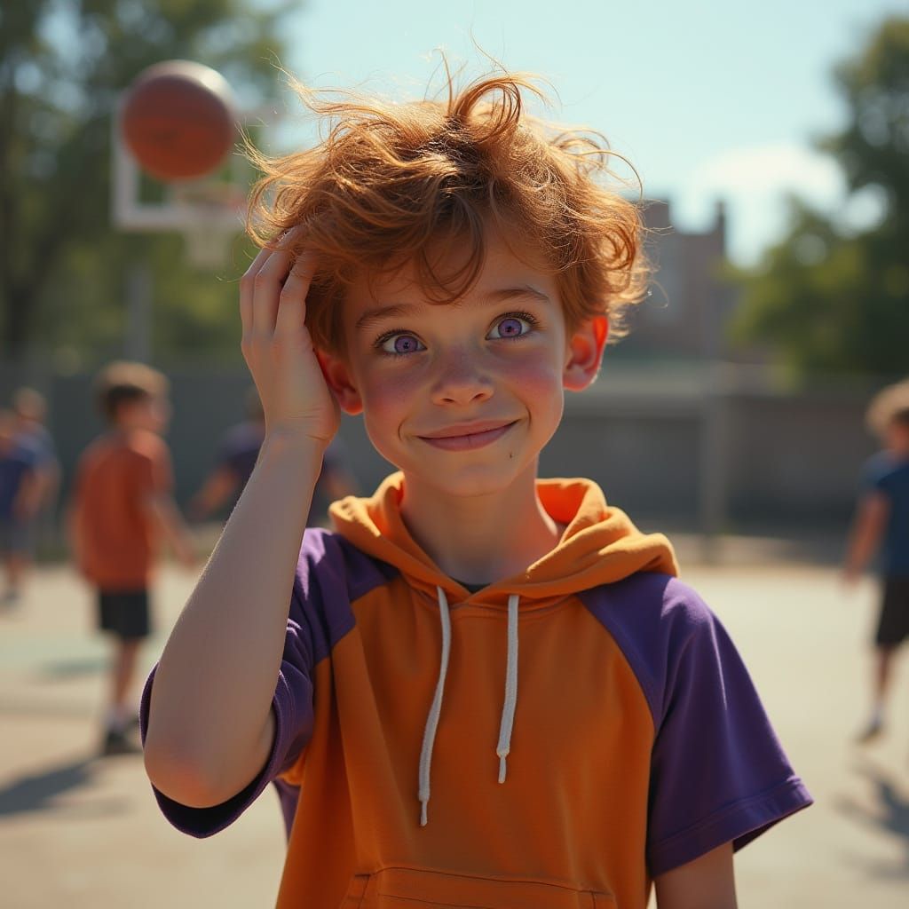 Adolescent Angst in Burnt Orange and Purple