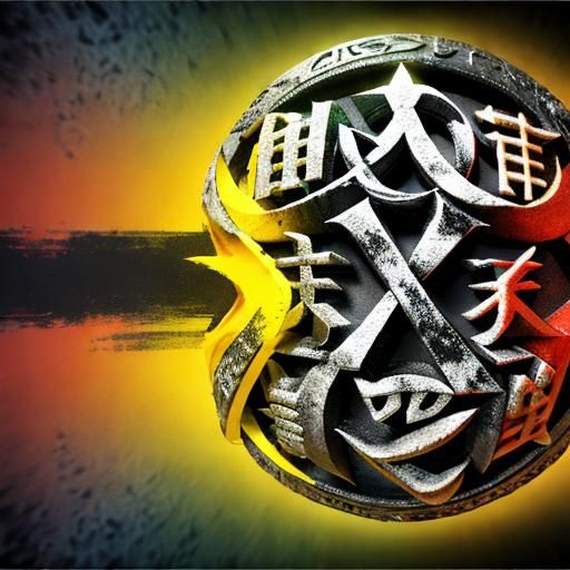 Psychedelic Typography Collection in 3D CGI