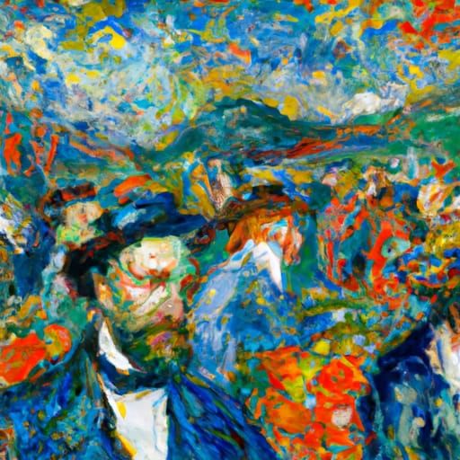 Métavers by Monet, Delacroix and Picasso