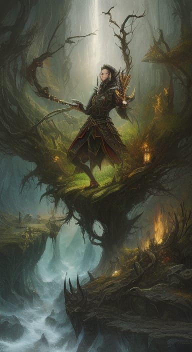 Mythical Goddess Unleashes Fury Upon the Land