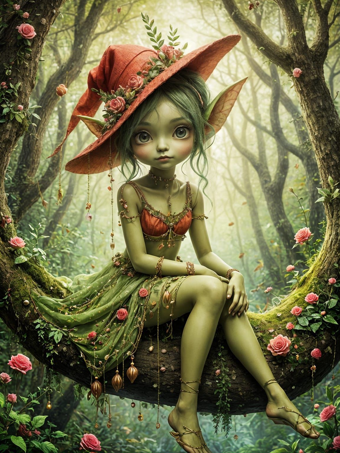 Enchanting Fairy in a Magical Forest