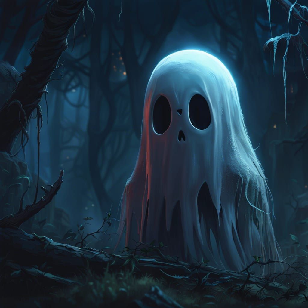 The sad spirit of the forest