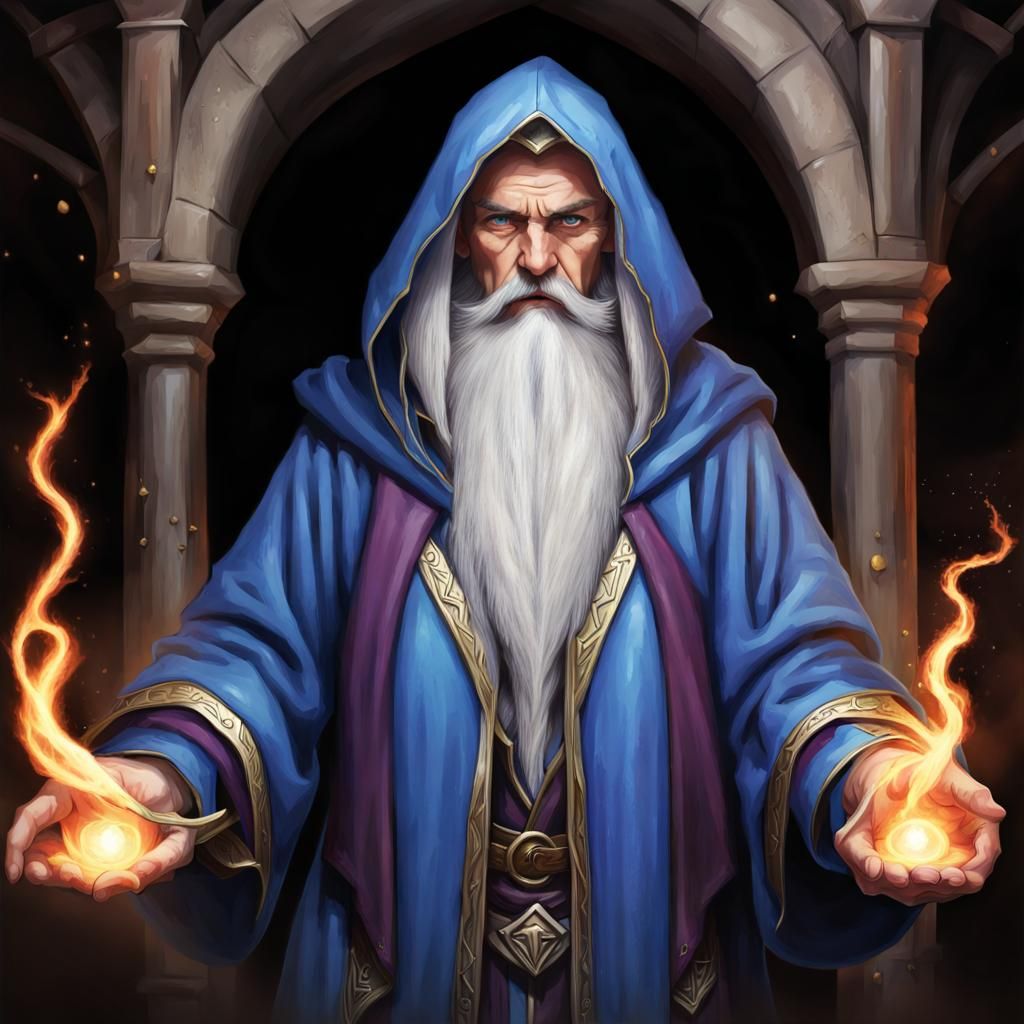 AI Generated Image of a Mage