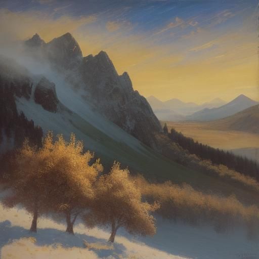 Giant Bread and Cheese on Misty Mountain