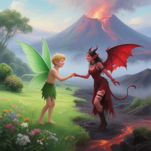 Fairy and Demon Meet at the Border, Ethereal Fantasy