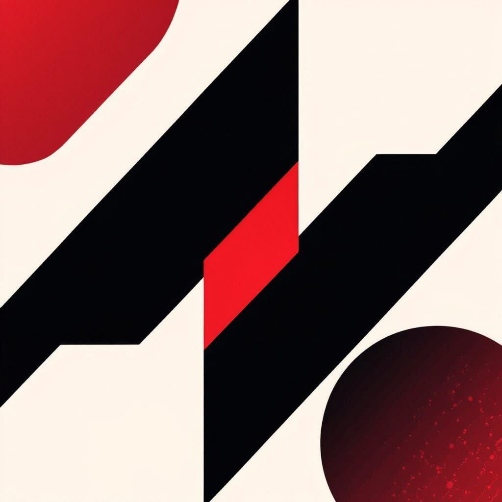 Edgy Dark Gradient Background in Flat Design Style