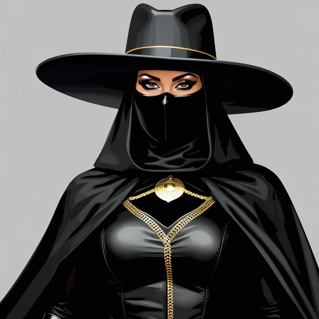 Female Masked Vigilante Defends California