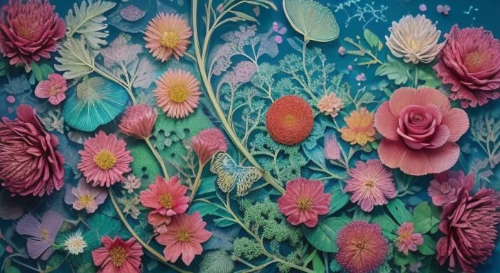 Hyper-Realistic Floral Still Life in Macro