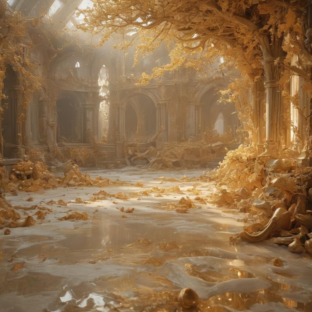 Dreamlike Visions of Far Lands and Golden Mists