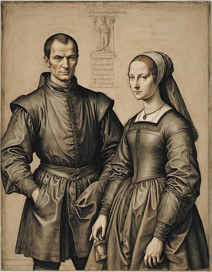Machiavelli and Borgia in Renaissance Style