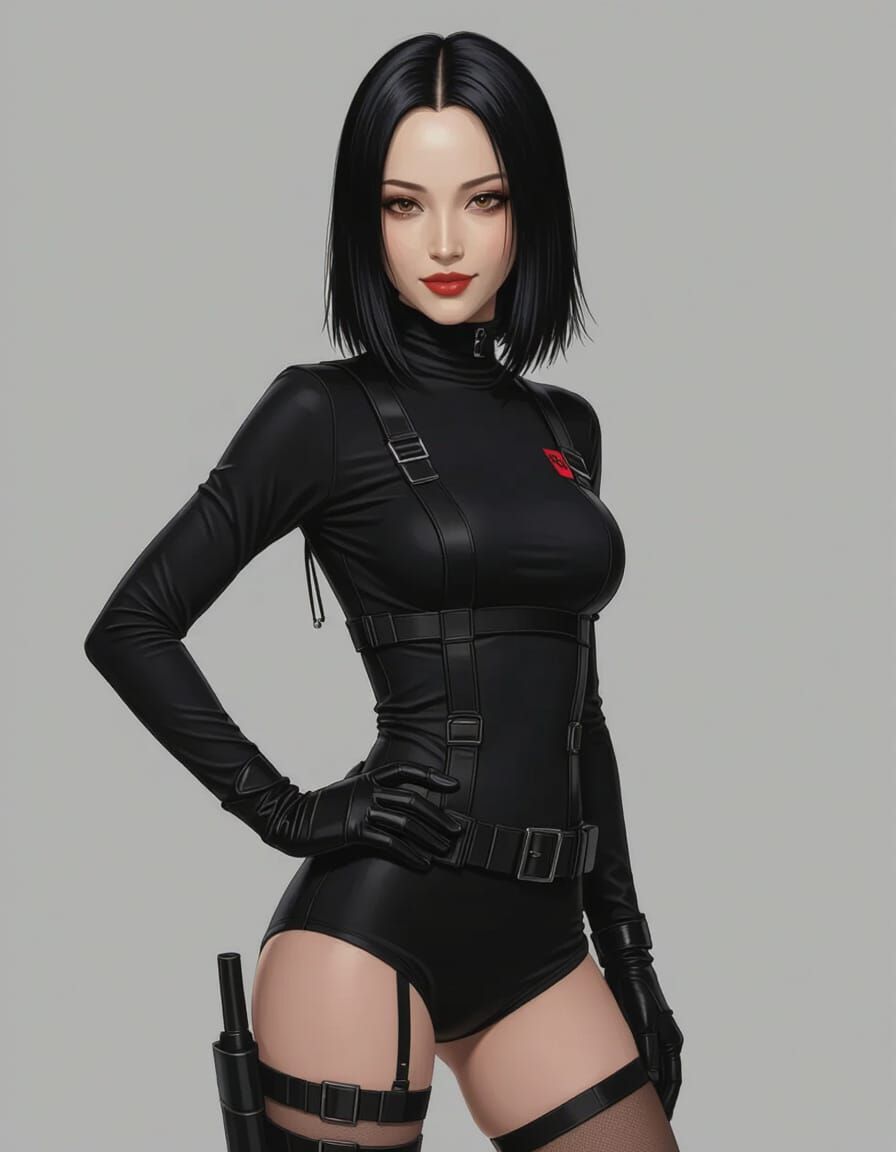 Wednesday Addams Inspired Woman in Quiet's Outfit