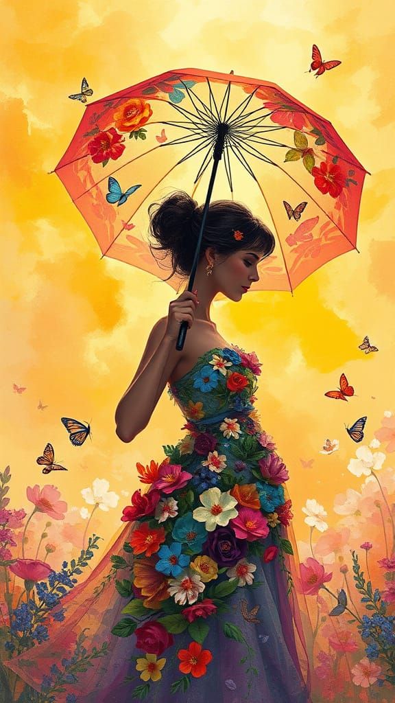 Umbrellas in the Spring!