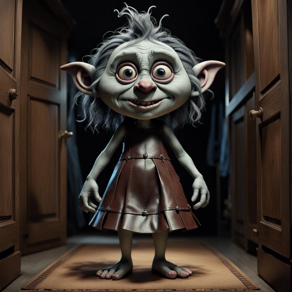 The Troll of the Closets, guardian of the wardrobes
