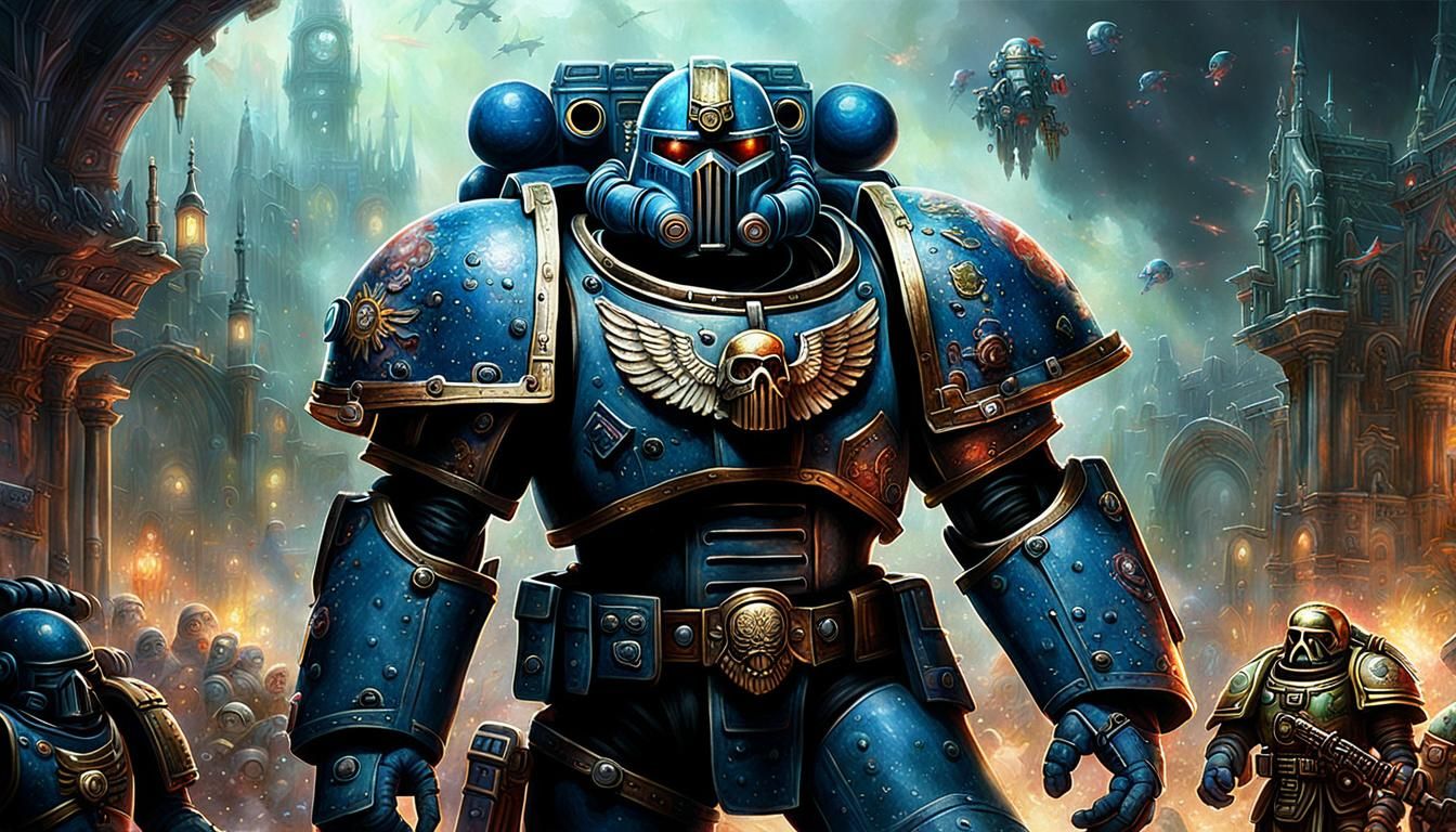 Parrot Photobombs Space Marine Portrait