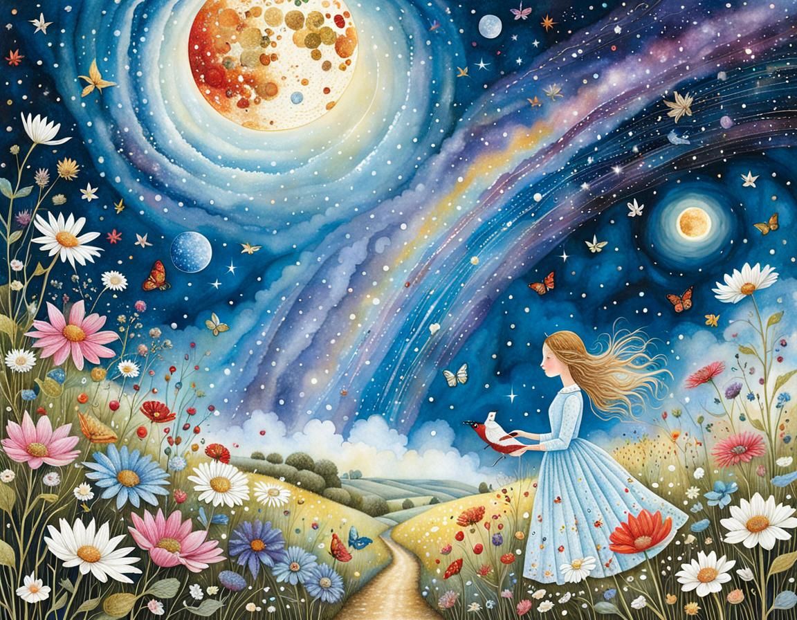 Vivid Cosmic Serenade of Extraordinary Beauty