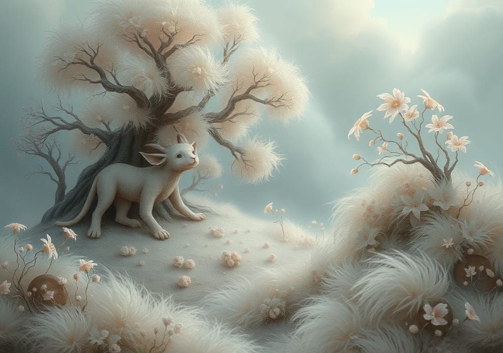 Fantasy Scene with Delicate Details