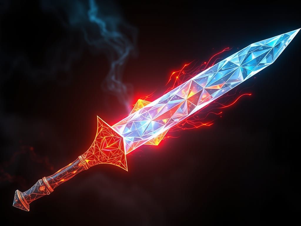 Triangular Sword of Elemental Power