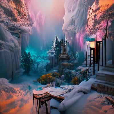 Fantastical Narnia Matte Painting