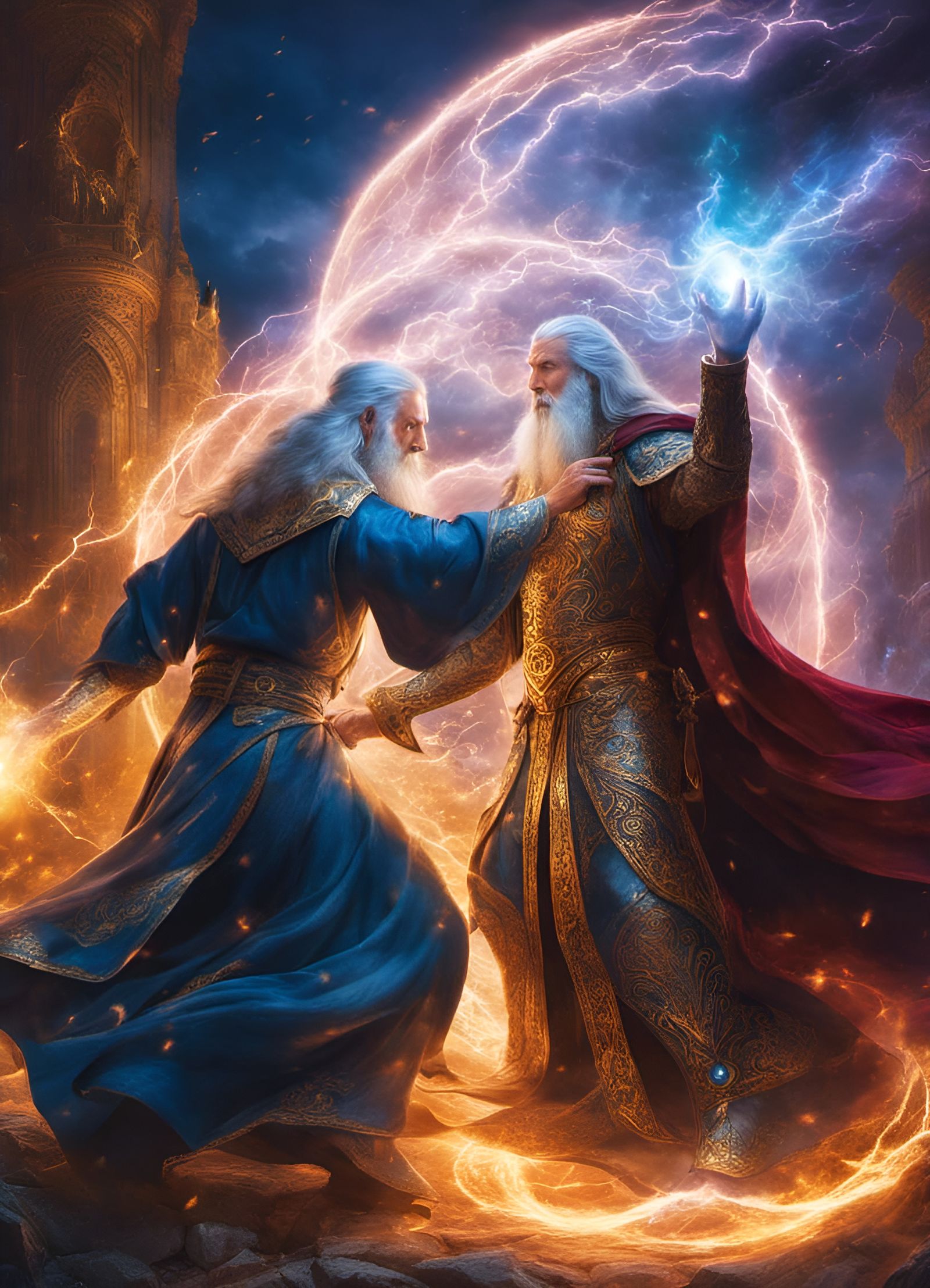 Dueling Court Wizards