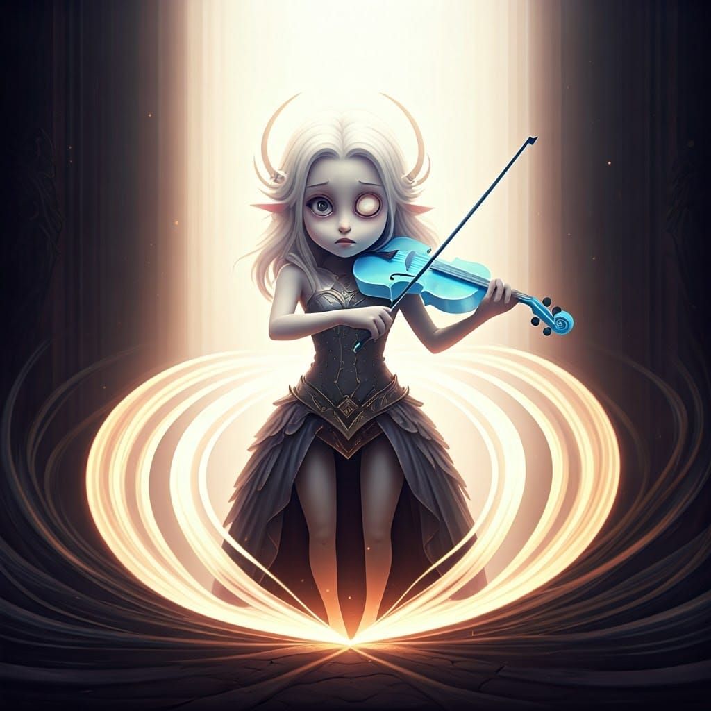 Majestic Minion Plays Ethereal Violin