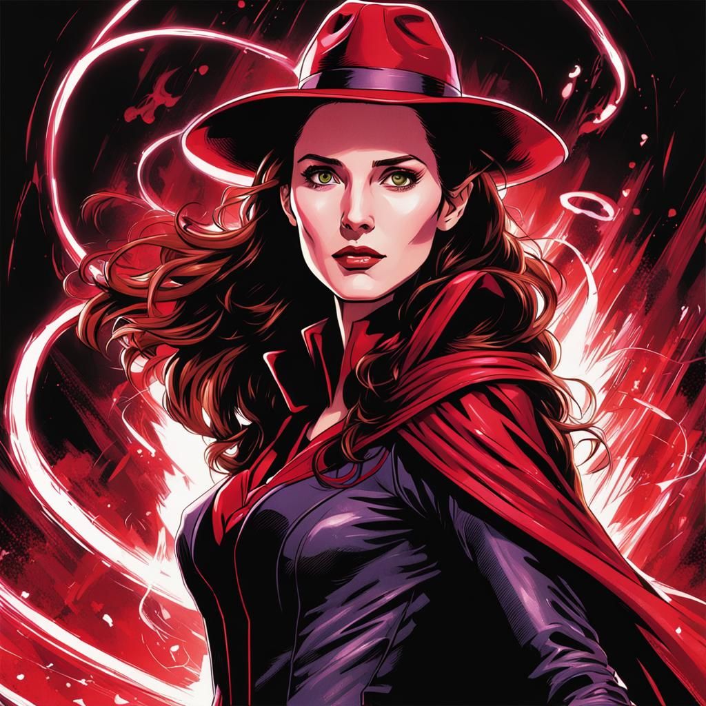 Winona Ryder as Scarlet Witch in Anime Style