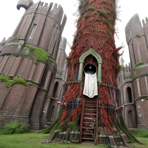 Abstract AI Generated Art Image