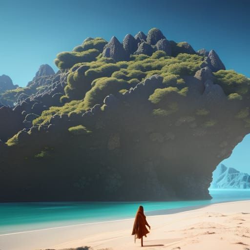 Detailed Deep Ocean Fantasy Concept Art