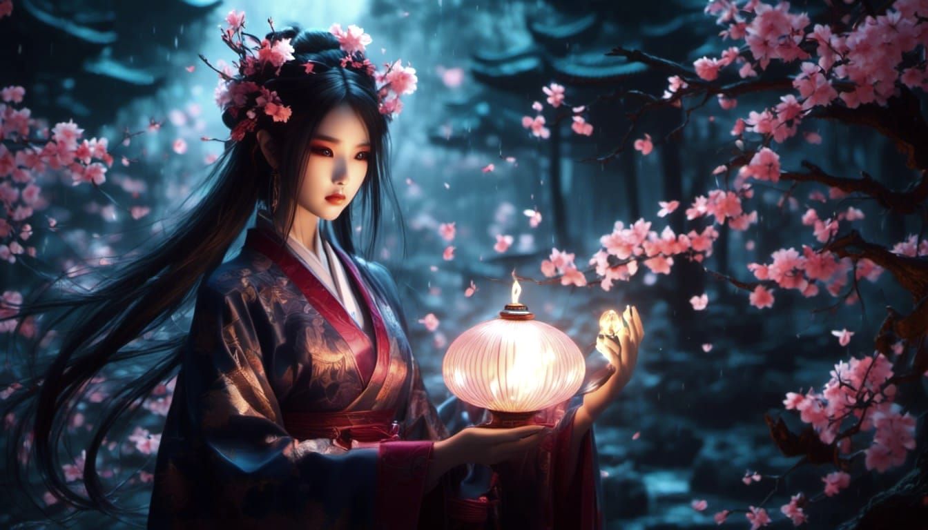 <lora:Drow:1.0> <lora:SpectR:1.0> beautiful asian elf goddes...