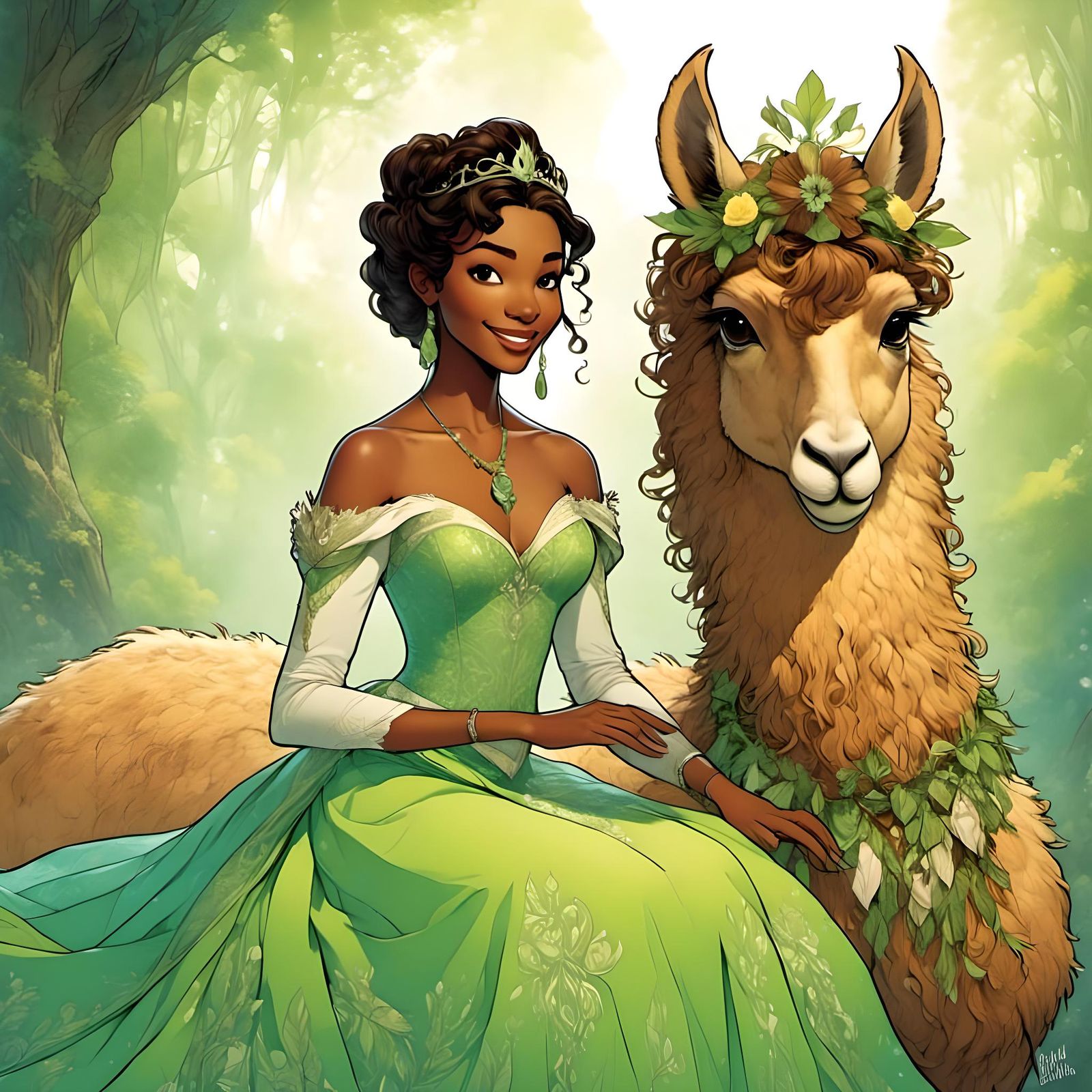 The Princess and the Llama