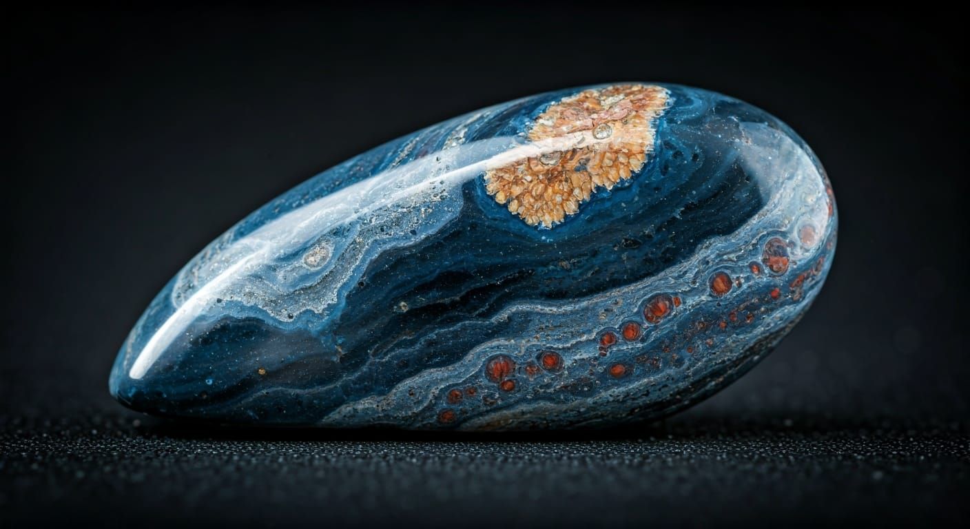 Abyss Cerulean Sunrise Abstract Floral Art