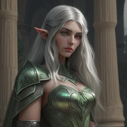 Ayleid Elf in Art Deco Style