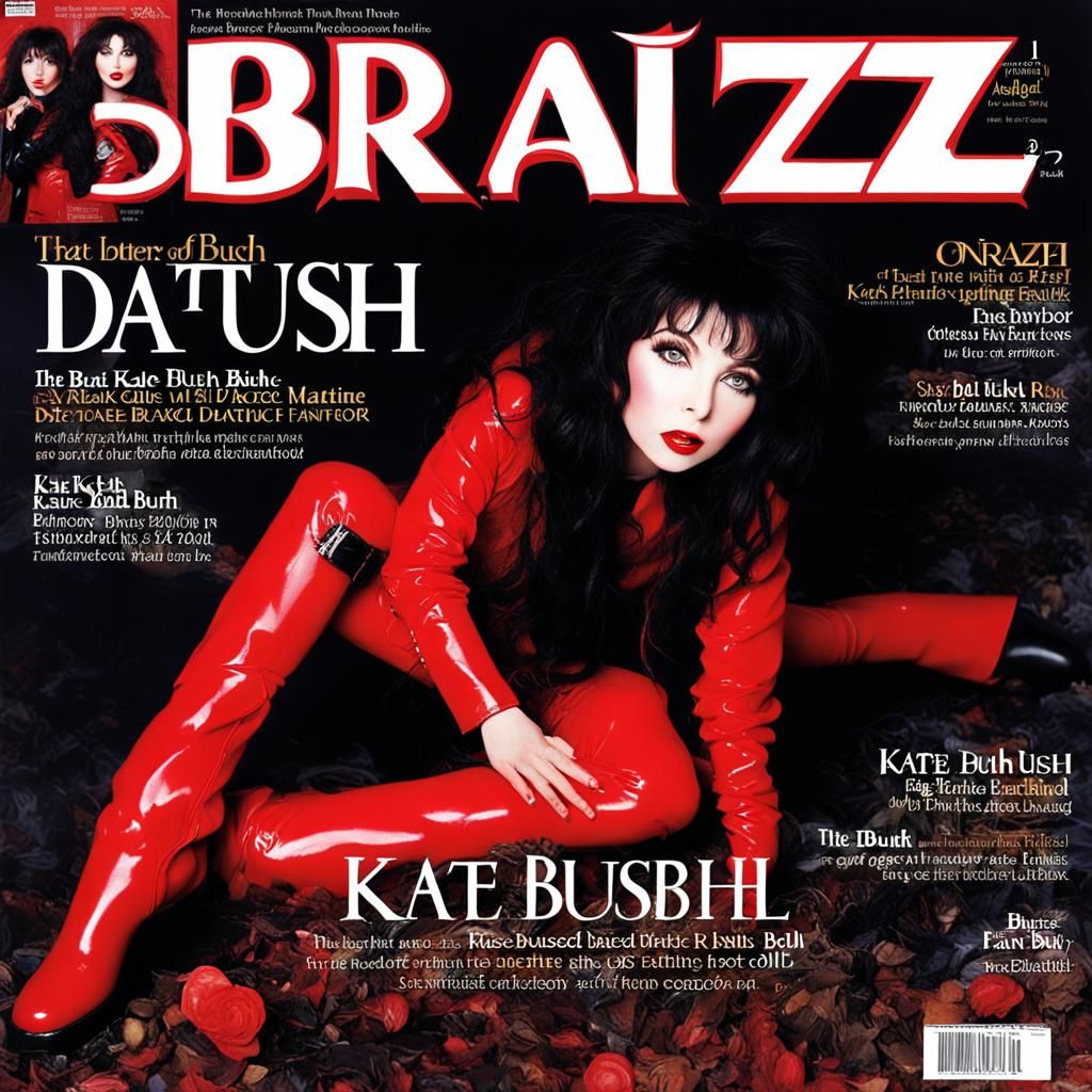 Kate Bush as Bratz Doll on Magazine Cover