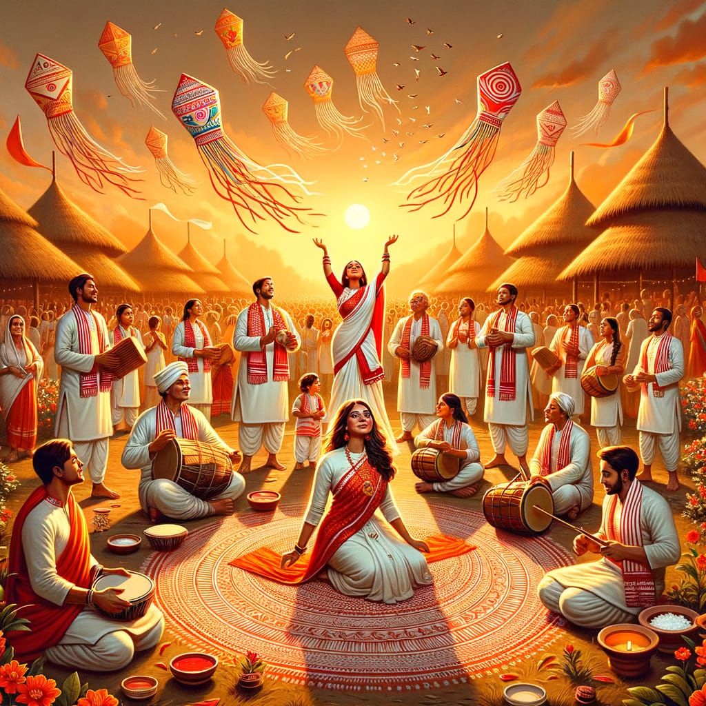 Bengali New Year Celebration in Vibrant Rural Fair